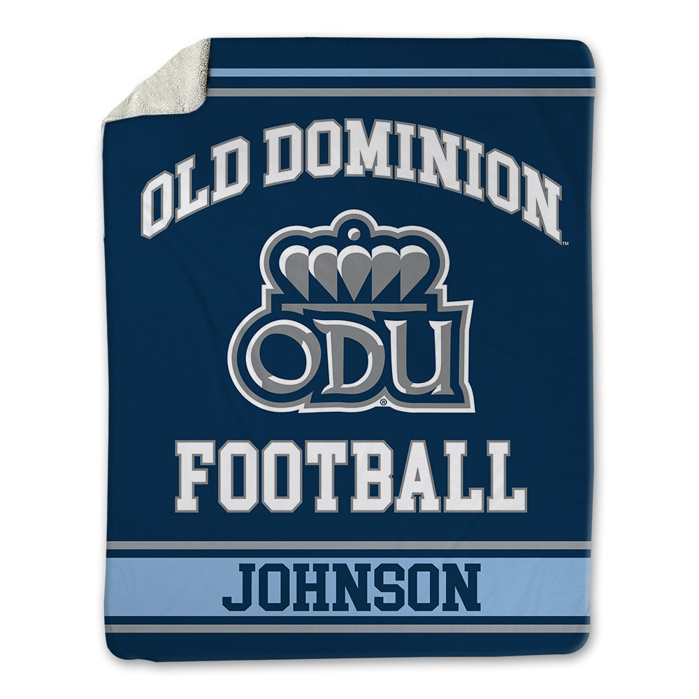 Old Dominion - NCAA Football : Dawson Johnson - Blanket-0