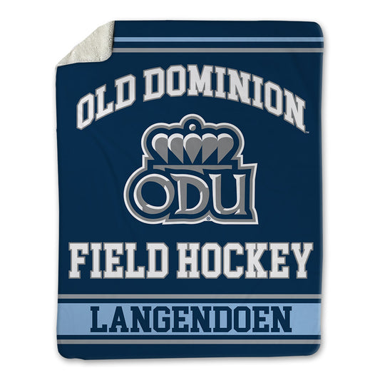 Old Dominion - NCAA Women's Field Hockey : Serena Langendoen - Blanket-0