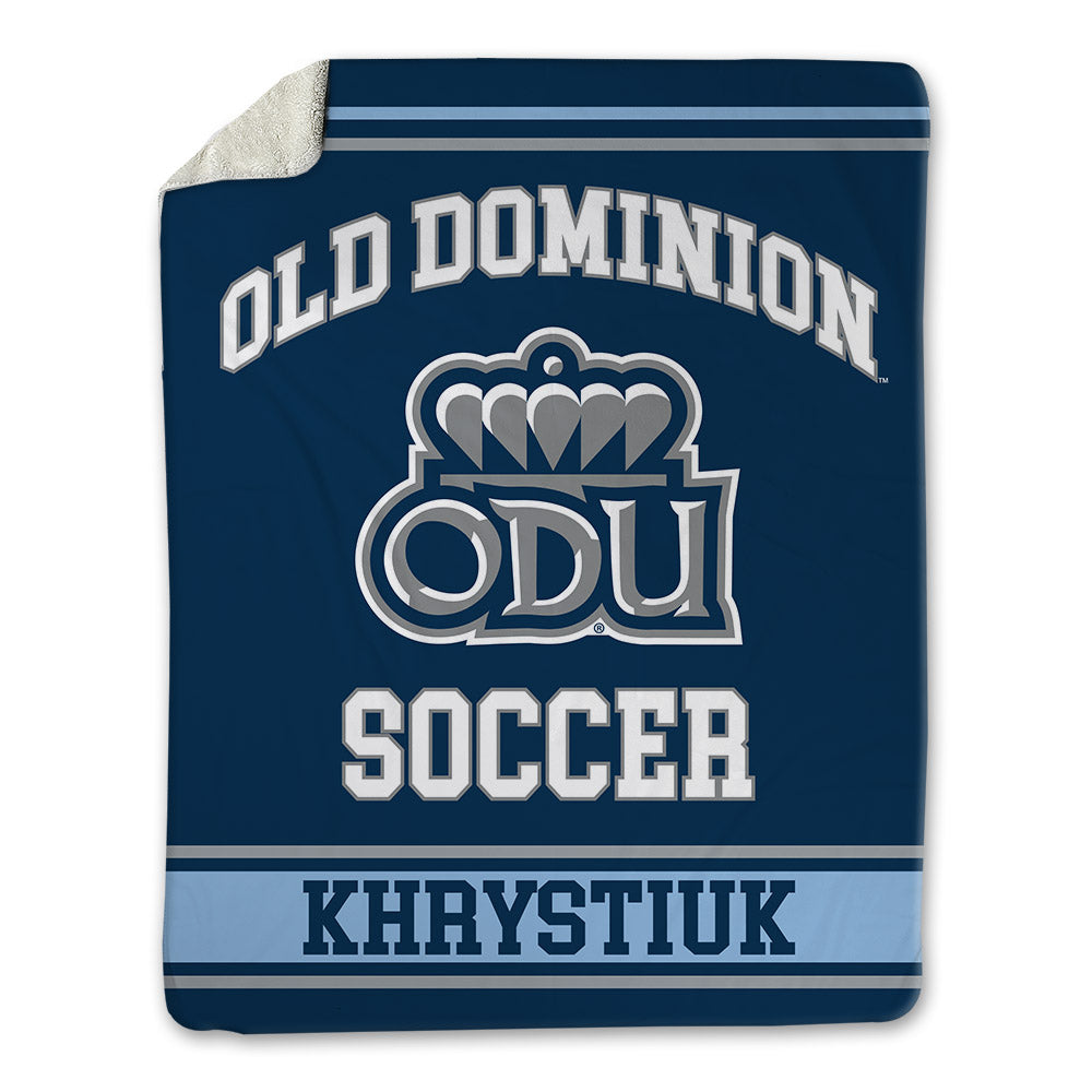 Old Dominion - NCAA Women's Soccer : Yuliia Khrystiuk - Blanket-0