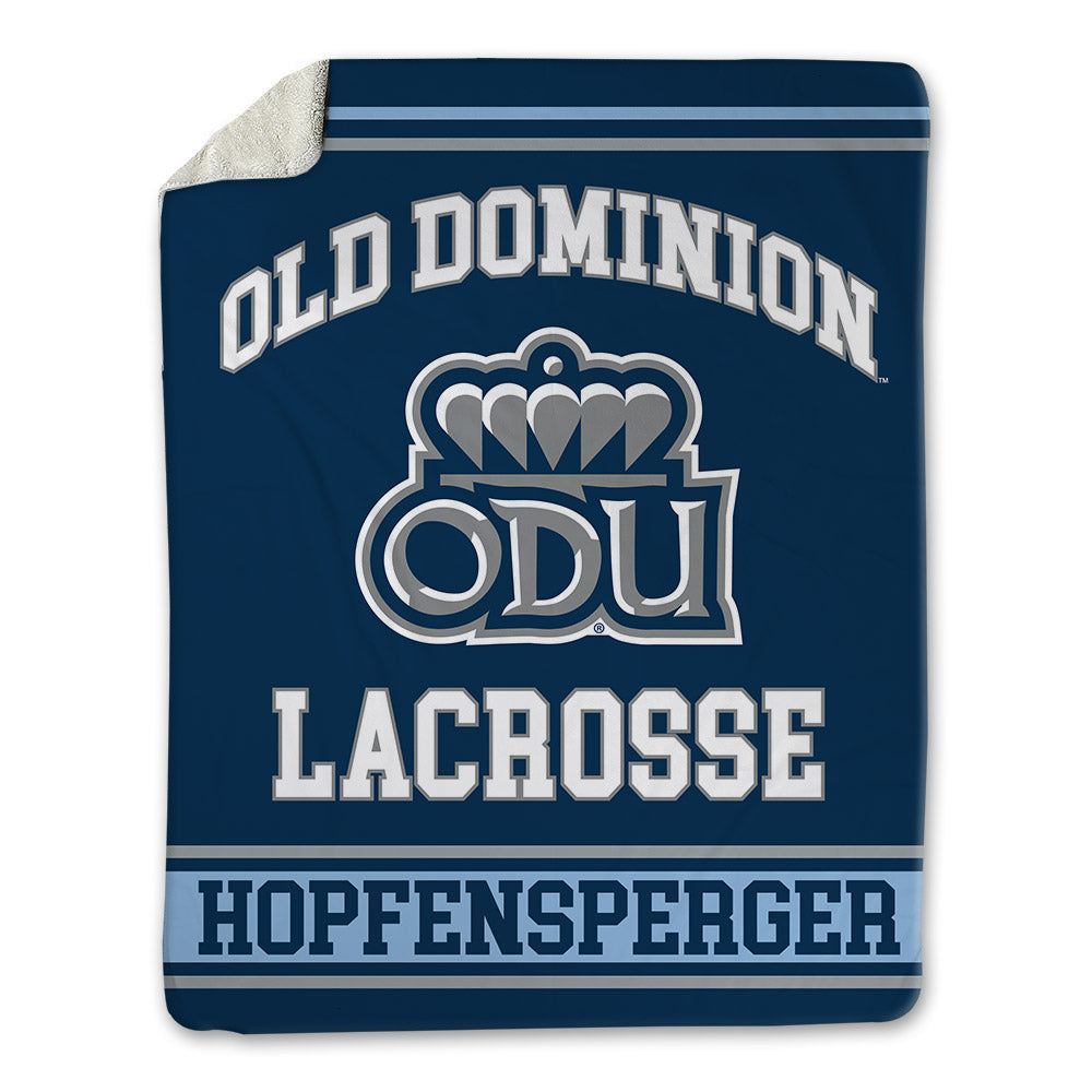 Old Dominion - NCAA Women's Lacrosse : Megan Hopfensperger - Blanket-0