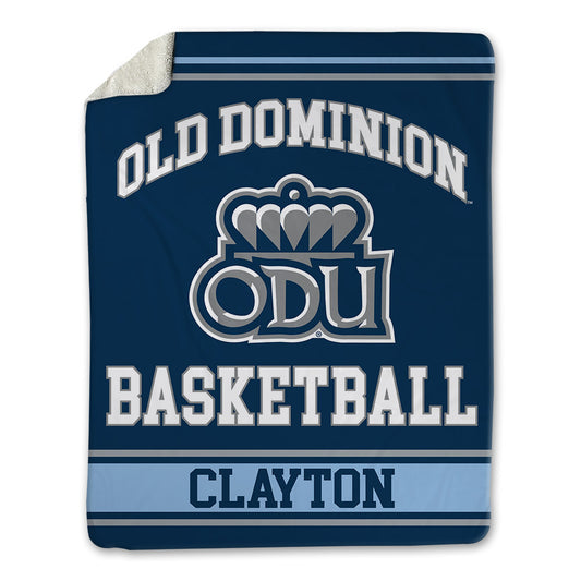 Old Dominion - NCAA Women's Basketball : Mariah Clayton - Blanket-0