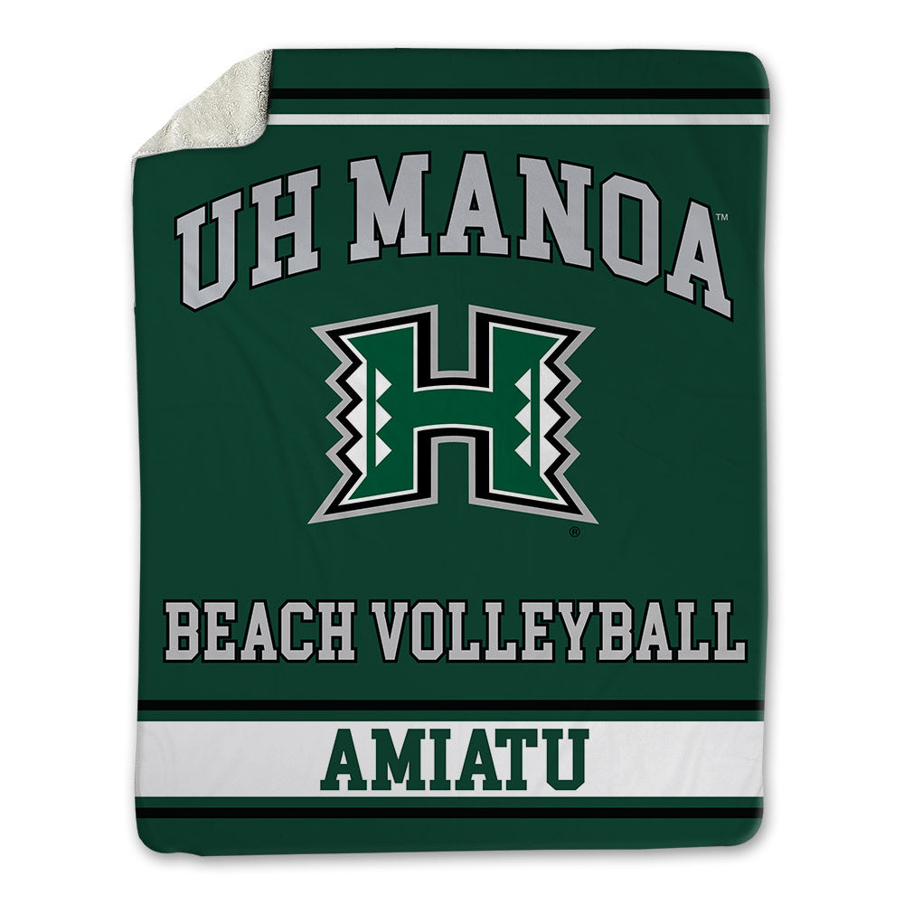 Hawaii - NCAA Beach Volleyball : Sydney Amiatu - Blanket-0