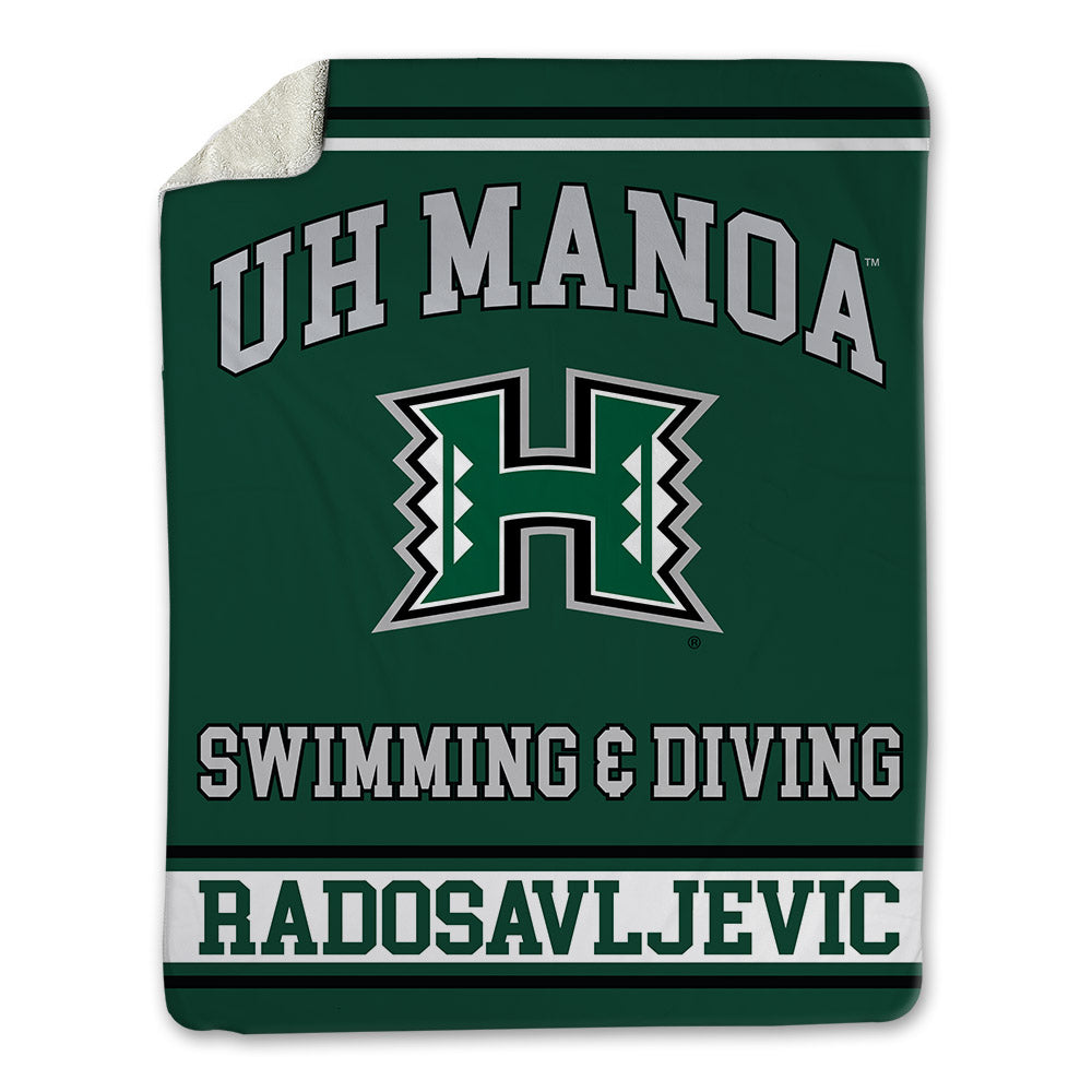 Hawaii - NCAA Women's Swimming & Diving : Camille Radosavljevic - Blanket-0