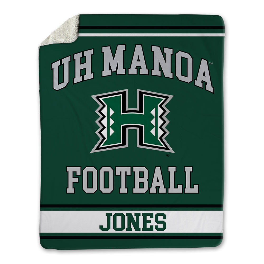 Hawaii - NCAA Football : Jaheim Jones - Blanket-0