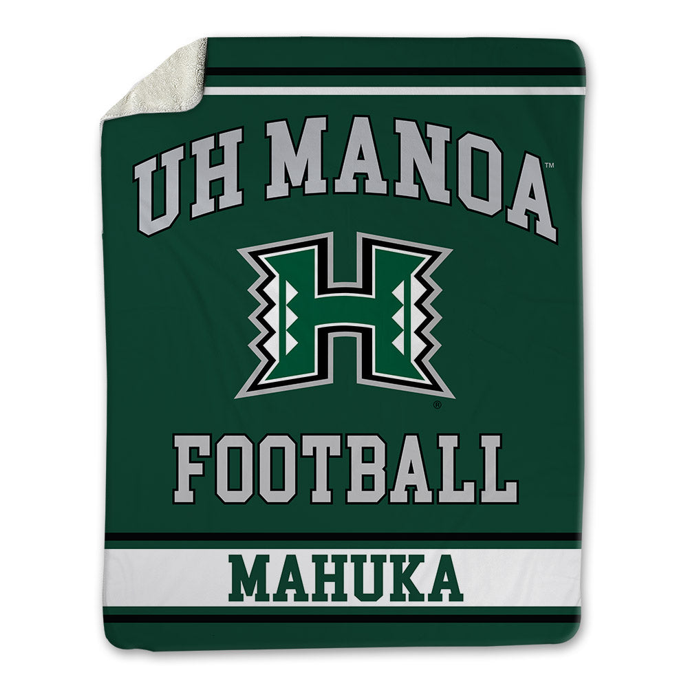 Hawaii - NCAA Football : Kayde Mahuka - Blanket-0