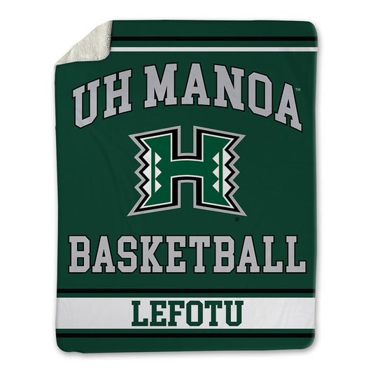 Hawaii - NCAA Women's Basketball : Jovi Lefotu - Blanket-0