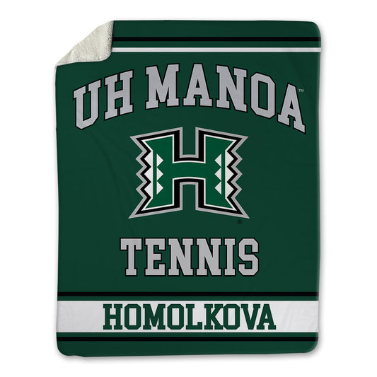 Hawaii - NCAA Women's Tennis : Nikola Homolkova - Blanket-0