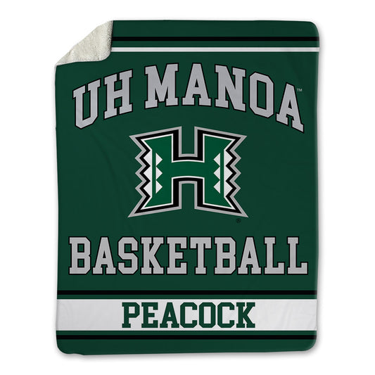 Hawaii - NCAA Women's Basketball : Jade Peacock - Blanket-0