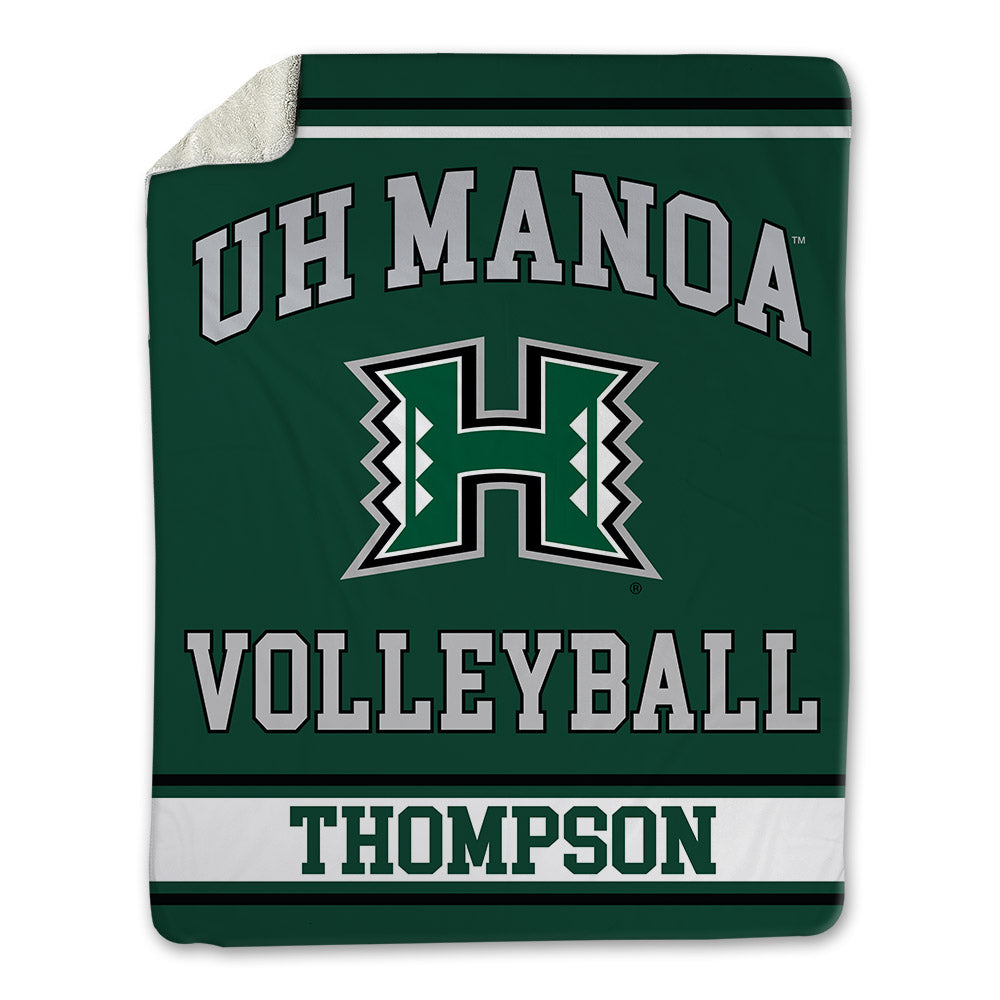 Hawaii - NCAA Men's Volleyball : Zachary Thompson - Blanket-0