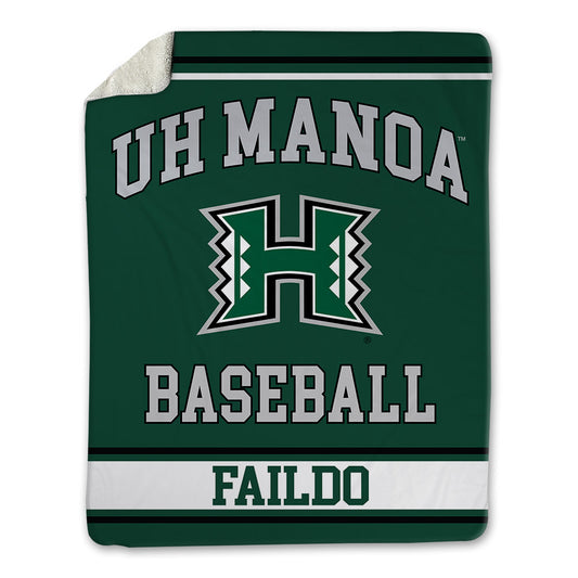 Hawaii - NCAA Baseball : Hunter Faildo - Blanket-0