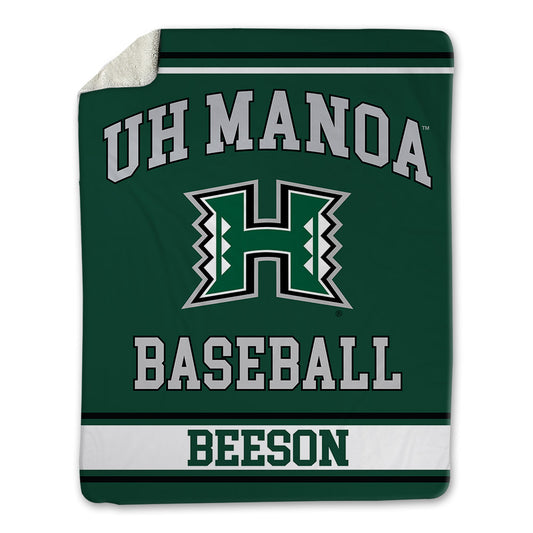Hawaii - NCAA Baseball : Britton Beeson - Blanket-0