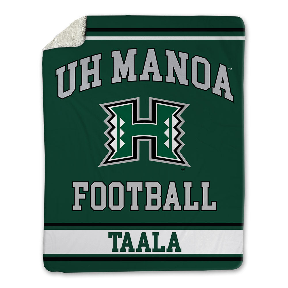 Hawaii - NCAA Football : Maurice Taala - Blanket-0