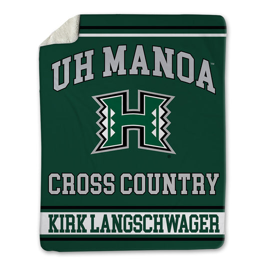 Hawaii - NCAA Women's Cross Country : Emilie Kirk Langschwager - Blanket-0