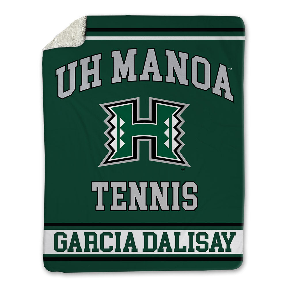 Hawaii - NCAA Men's Tennis : Diego Garcia Dalisay - Blanket-0