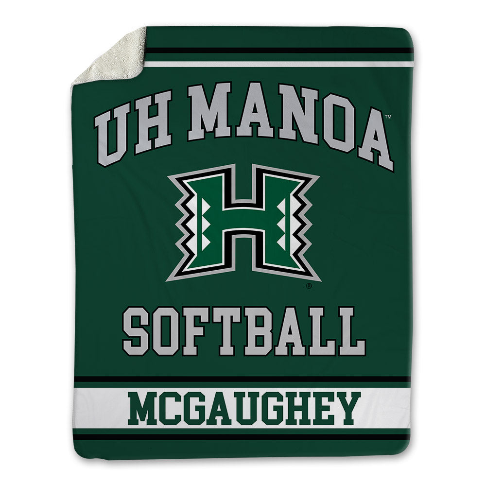 Hawaii - NCAA Softball : Jamie Mcgaughey - Blanket-0