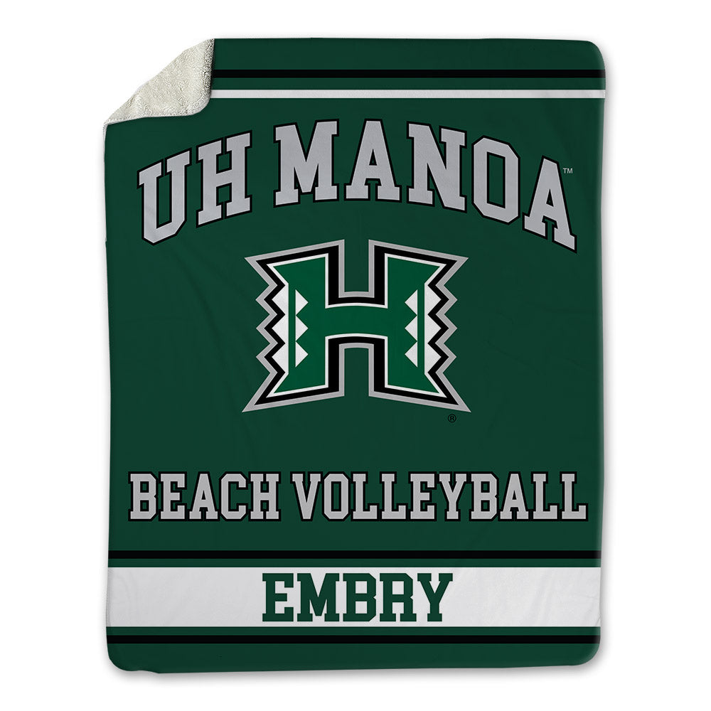 Hawaii - NCAA Beach Volleyball : Alana Embry - Blanket-0