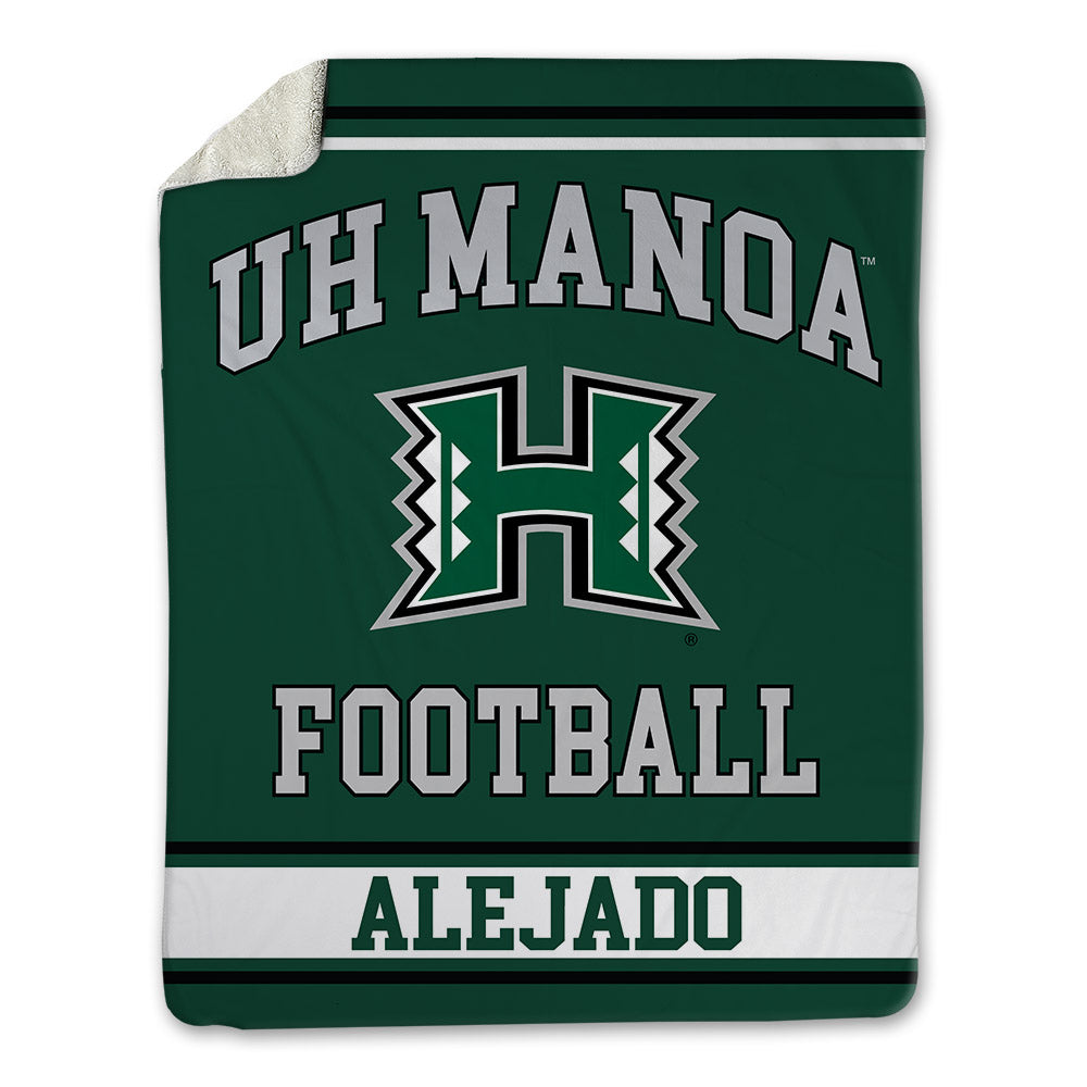 Hawaii - NCAA Football : Micah Alejado - Blanket-0