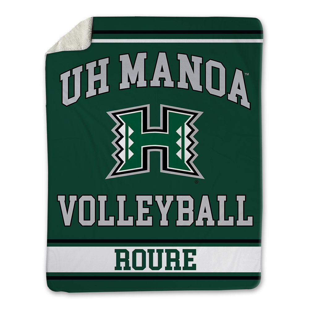 Hawaii - NCAA Men's Volleyball : Adrien Roure - Blanket-0