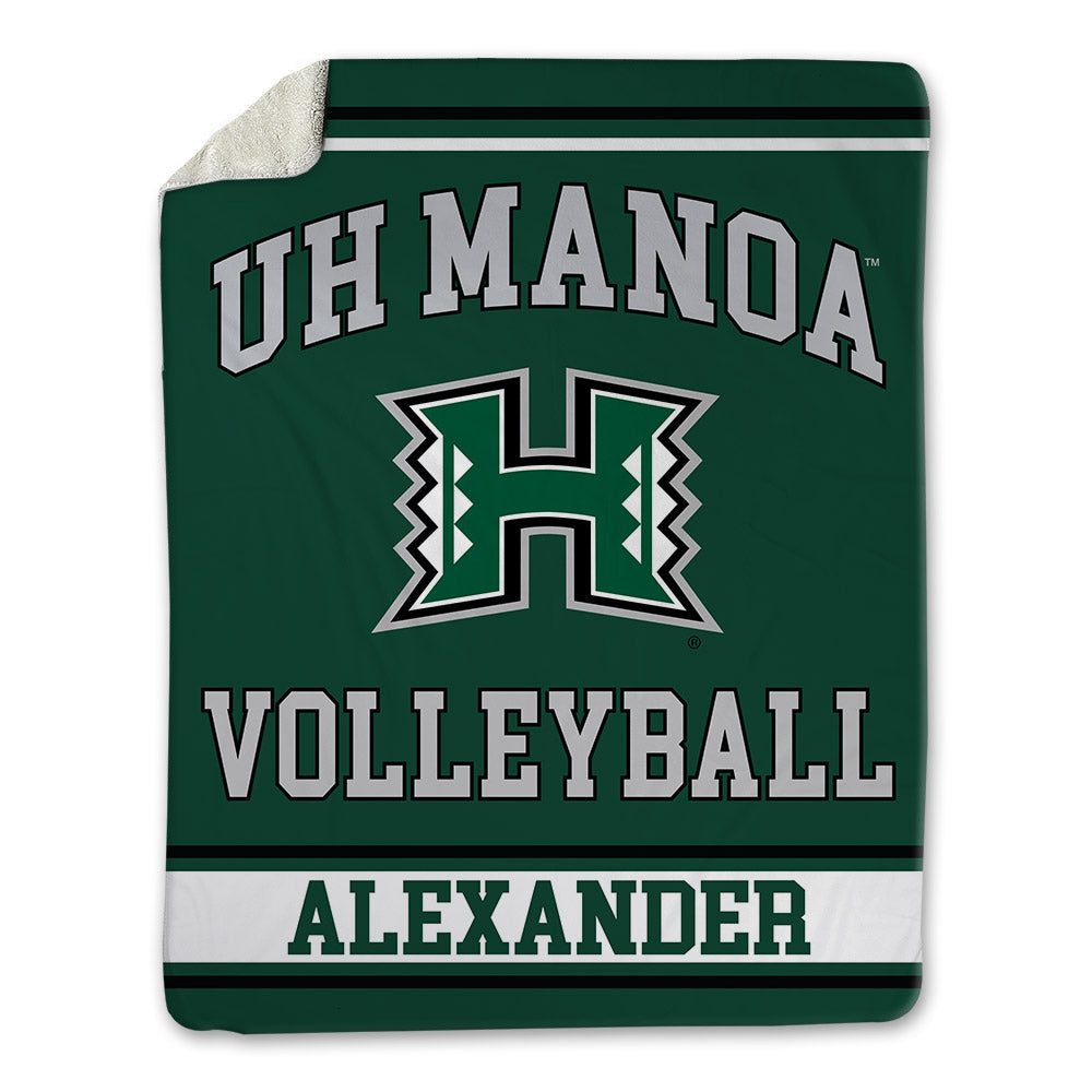 Hawaii - NCAA Women's Volleyball : Caylen Alexander - Blanket-0