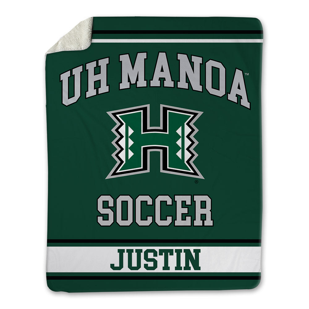 Hawaii - NCAA Women's Soccer : Kennedy Justin - Blanket-0