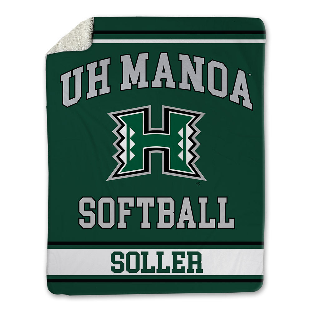 Hawaii - NCAA Softball : Kiani Soller - Blanket-0