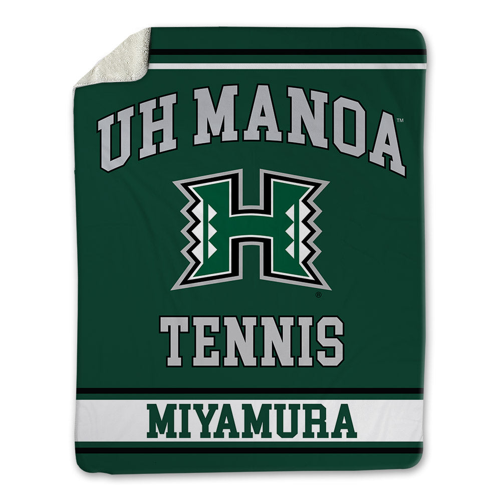 Hawaii - NCAA Women's Tennis : Jazlyn Miyamura - Blanket-0