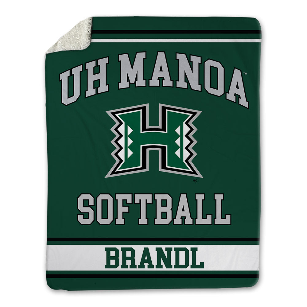 Hawaii - NCAA Softball : Macy Brandl - Blanket-0