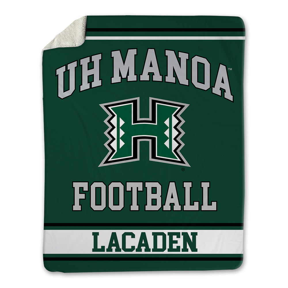 Hawaii - NCAA Football : Titan Lacaden - Blanket-0