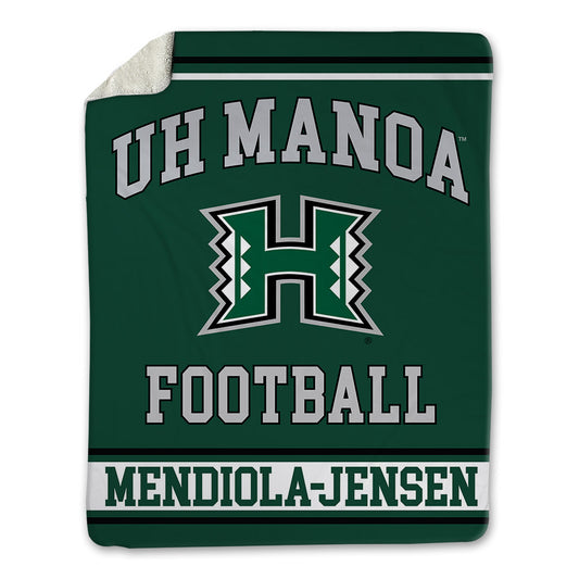 Hawaii - NCAA Football : Kilinahe Mendiola-Jensen - Blanket-0