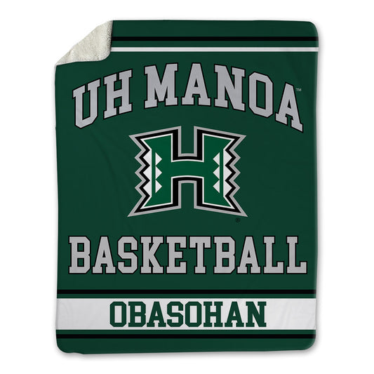 Hawaii - NCAA Men's Basketball : Samuel Osahon Obasohan - Blanket-0