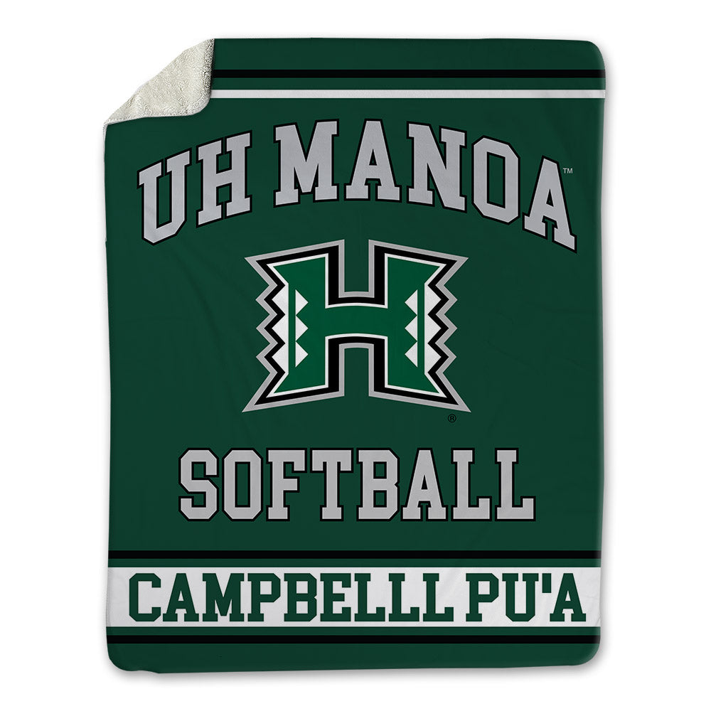 Hawaii - NCAA Softball : Key-annah Campbelll Pu'a - Blanket-0