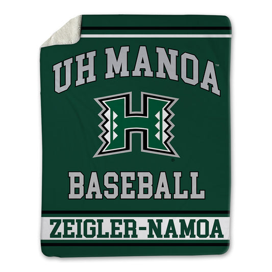 Hawaii - NCAA Baseball : Ben Zeigler-Namoa - Blanket-0