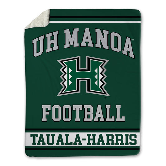 Hawaii - NCAA Football : Jay Tauala-Harris - Blanket-0