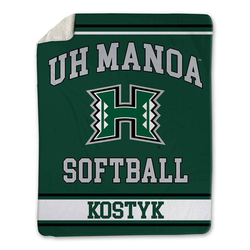 Hawaii - NCAA Softball : Kayla Kostyk - Blanket-0