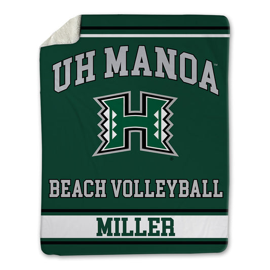 Hawaii - NCAA Beach Volleyball : Sydney Miller - Blanket-0