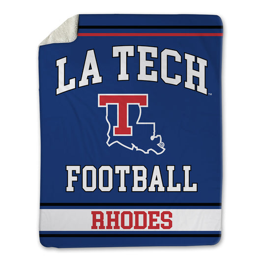 LA Tech - NCAA Football : Jamar Rhodes - Blanket-0