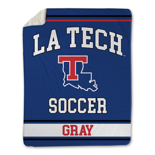 LA Tech - NCAA Women's Soccer : Maddie Gray - Blanket-0