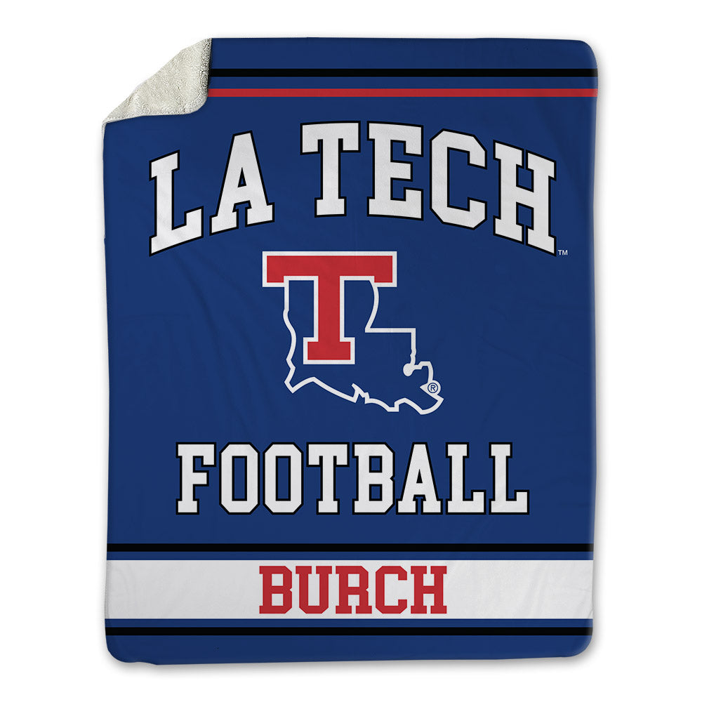 LA Tech - NCAA Football : Ean Burch - Blanket-0