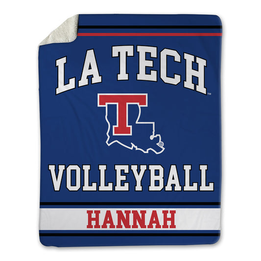 LA Tech - NCAA Women's Volleyball : Shelby Hannah - Blanket-0