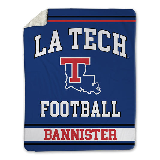 LA Tech - NCAA Football : Kenneth Bannister - Blanket-0