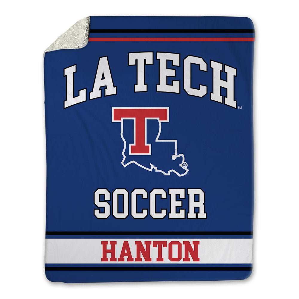 LA Tech - NCAA Women's Soccer : Abby Hanton - Blanket-0