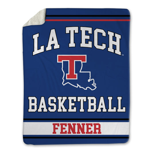 LA Tech - NCAA Men's Basketball : Jaylen Fenner - Blanket-0