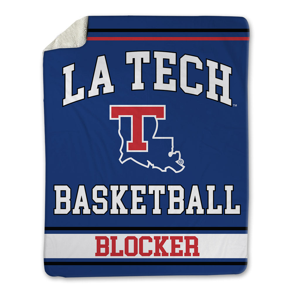 LA Tech - NCAA Men's Basketball : Landren Blocker - Blanket-0