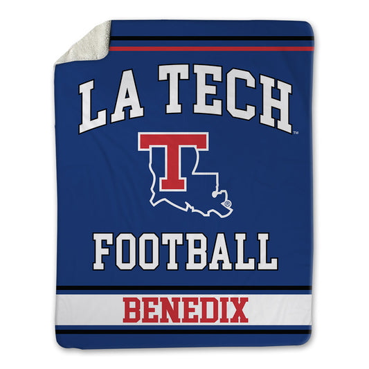 LA Tech - NCAA Football : Dane Benedix - Blanket-0