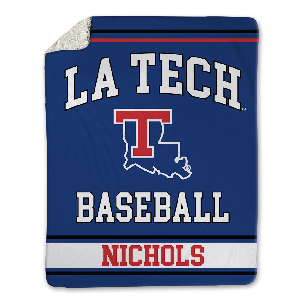 LA Tech - NCAA Baseball : Luke Nichols - Blanket-0