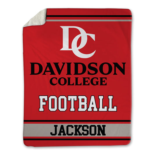 Davidson - NCAA Football : Josiah Jackson - Blanket-0