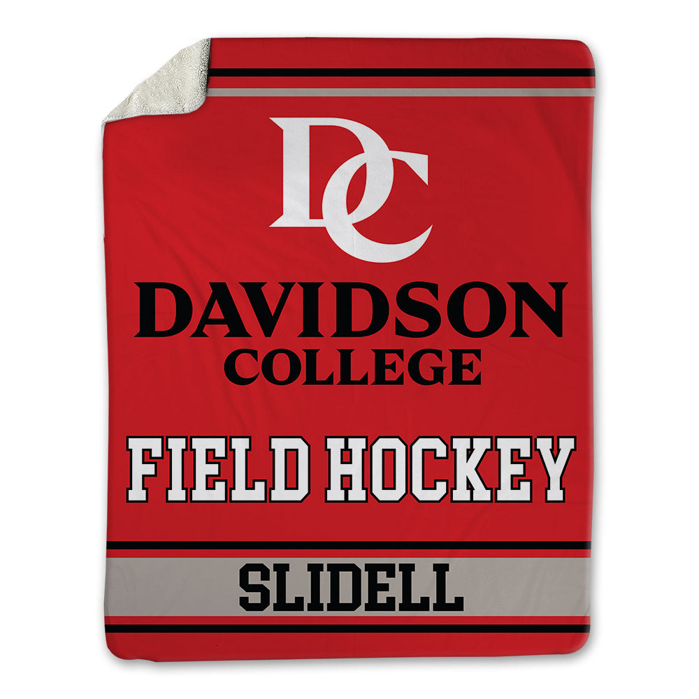 Davidson - NCAA Women's Field Hockey : Hallie Slidell - Blanket-0