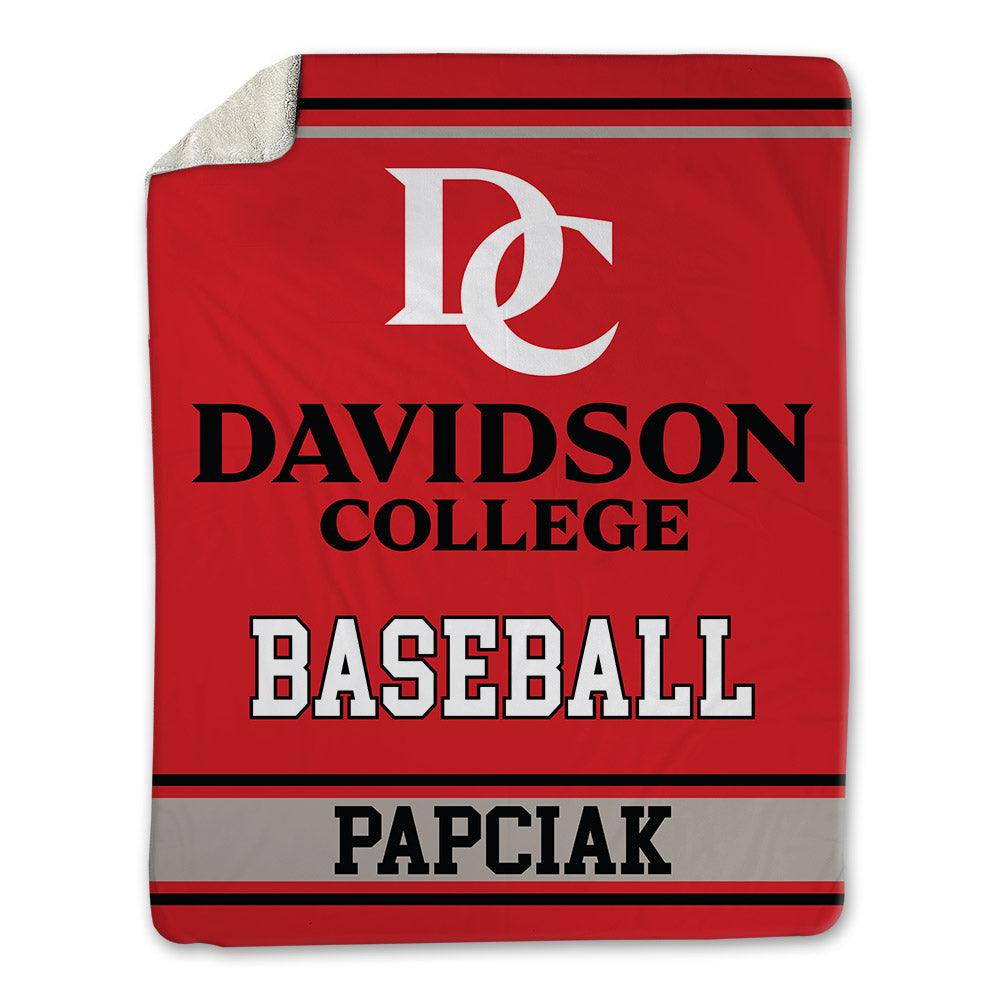 Davidson - NCAA Baseball : Will Papciak - Blanket-0