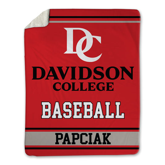 Davidson - NCAA Baseball : Will Papciak - Blanket-0