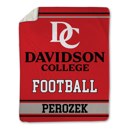 Davidson - NCAA Football : Jack Perozek - Blanket-0